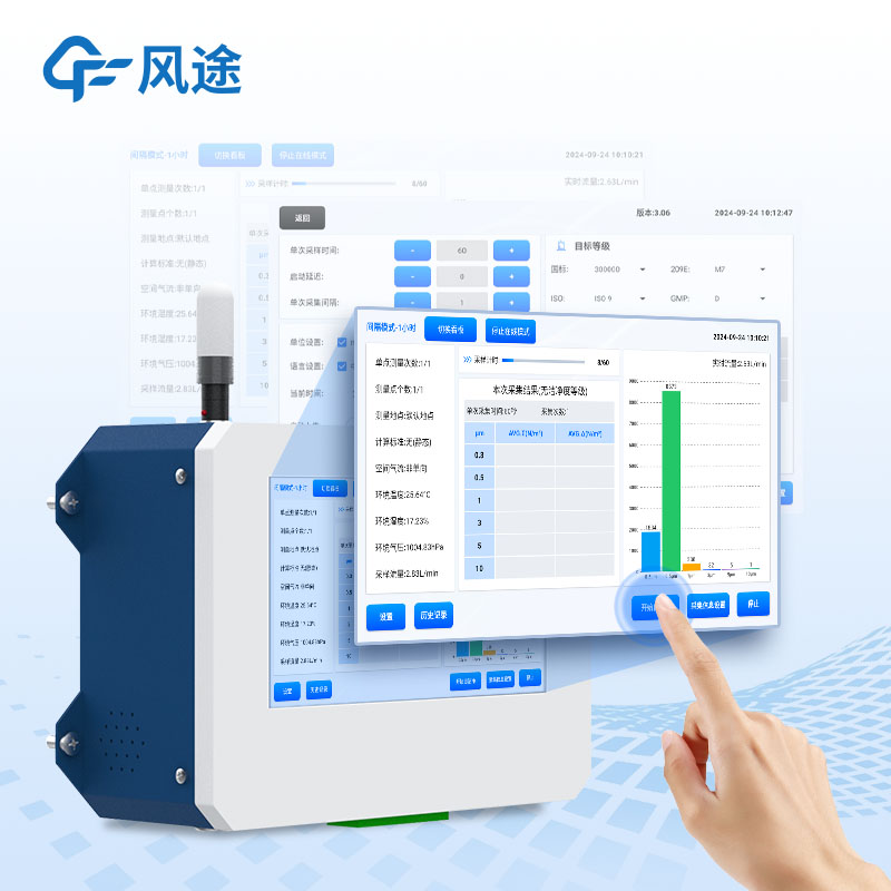塵埃粒子監(jiān)測(cè)與車(chē)間空氣潔凈度檢測(cè)儀FT-CLZ1